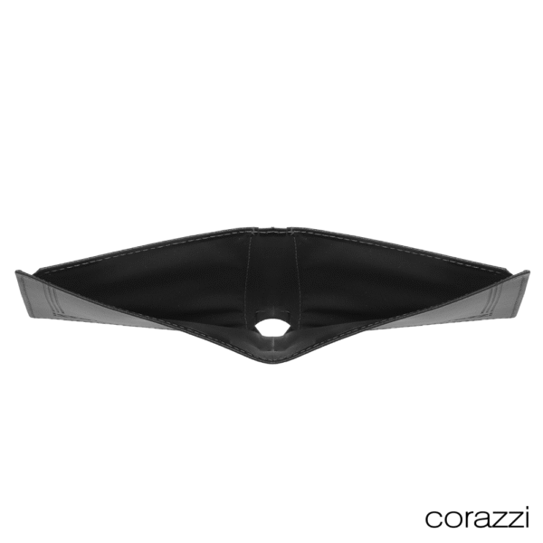 Carteira Masculina Corazzi Super Compacta Couro Preta