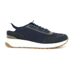 Tênis Jogging Couro Azul