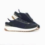 Tênis Jogging Couro Azul