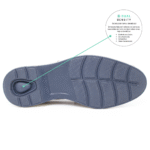 SAPATO CASUAL LOAFER COURO DUAL DENSITY CASTANHO